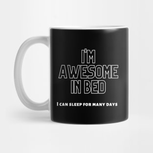 Awesome in Bed Mug